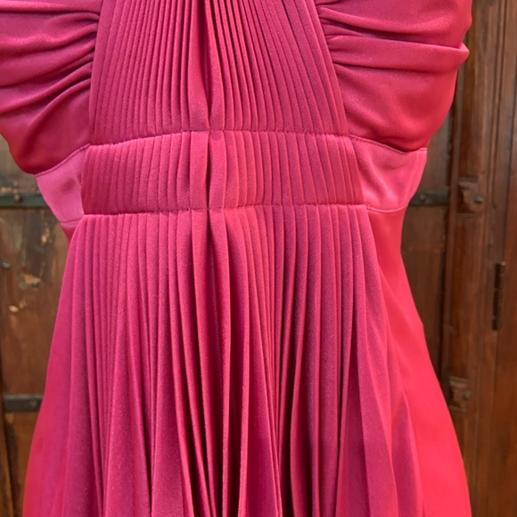 Nearly New Hot Pink Halter Top BCBGMaxAzria - Picture 4 of 5